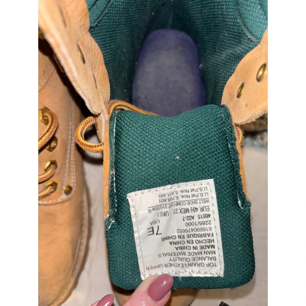 Texas Steer Flexcore Mens 7E Tan Leather Work Boots Lug Sole 2285/1000 Wheat